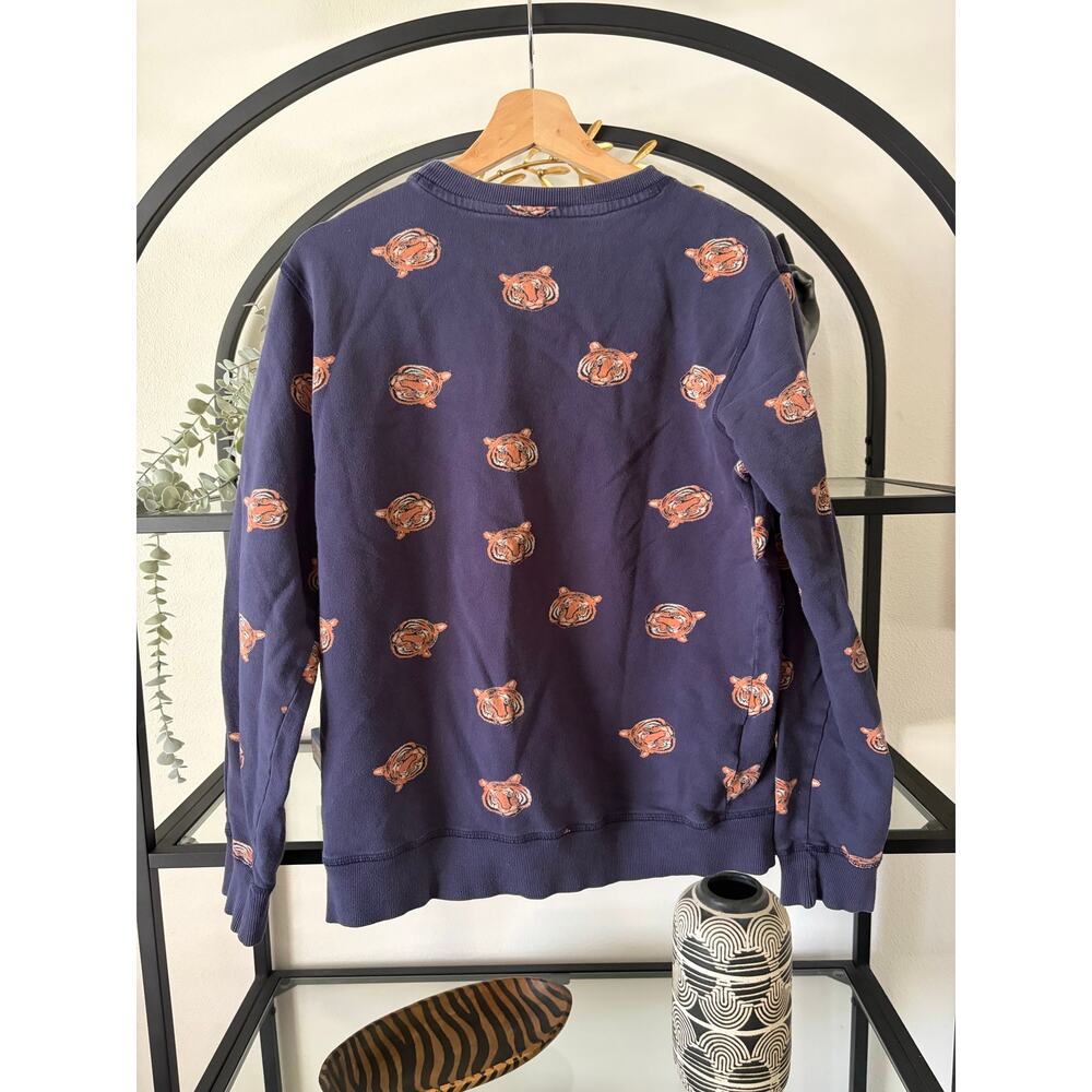 Out From Under Tiger Print Crewneck Sweatshirt Womens Urban Outfitters - Picture 2 of 3